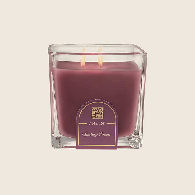 Simple High-end Glass Candle Factory Direct Soy Wax Fragrance Candle for Bedroom Decor Best Seller