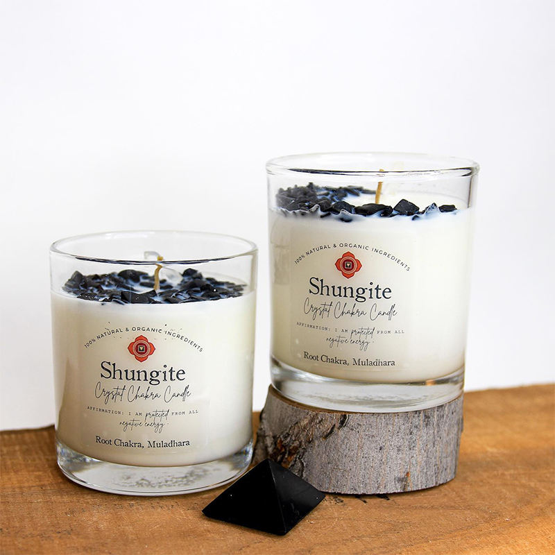 Luxury Handmade Natural Crystals Chakra Healing Stones for Soy Wax Scented Candles