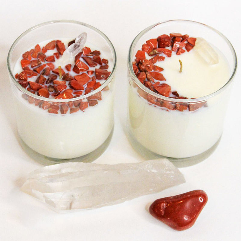 Luxury Handmade Natural Crystals Chakra Healing Stones for Soy Wax Scented Candles