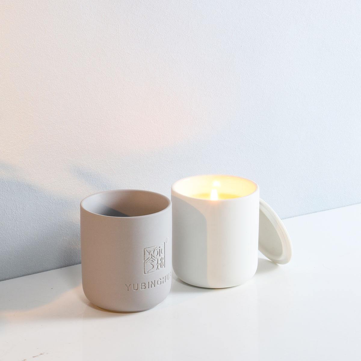 AIKUN Professional Custom Laser Embossed Logo Candle DIY Candle Holder Aromatherapy Luxury Scented Candle Jar