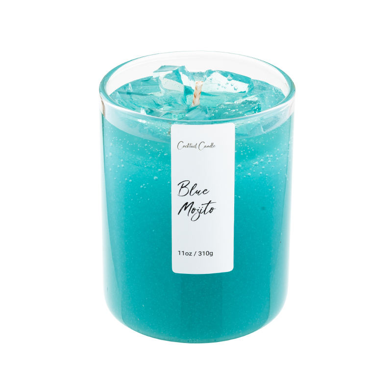 AIKUN Creative Summer Cup-shaped Jelly Party Home Decoration Atmosphere Private Label Soy Wax Aromatic Scented Candles