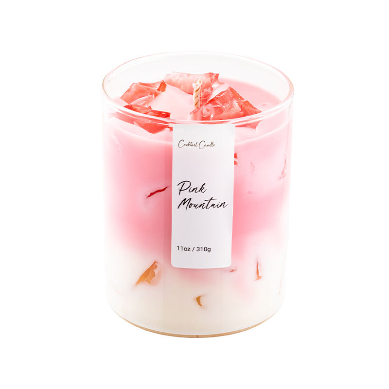 AIKUN Creative Summer Cup-shaped Jelly Party Home Decoration Atmosphere Private Label Soy Wax Aromatic Scented Candles