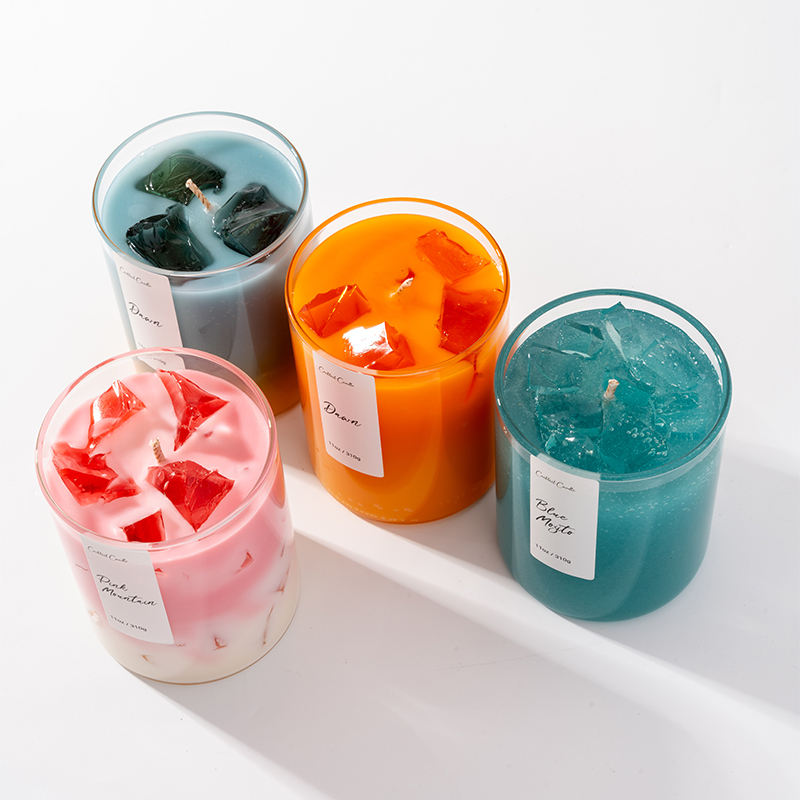 AIKUN Jelly Wax Drink Shape Home Ornament Fragrance Holiday Creative Gift Scented Drink Jelly Wax Candles