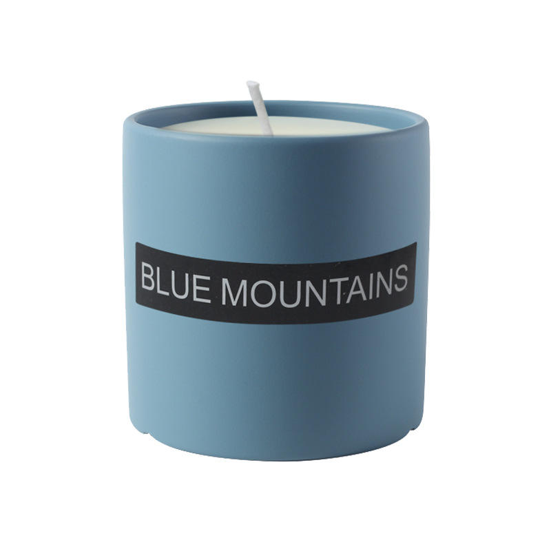 AIKUN Candles Scented Luxury Soy Wax Custom Logo Ceramic Multicolor Jar Private Label Custom Aroma Scented Candle for Gift