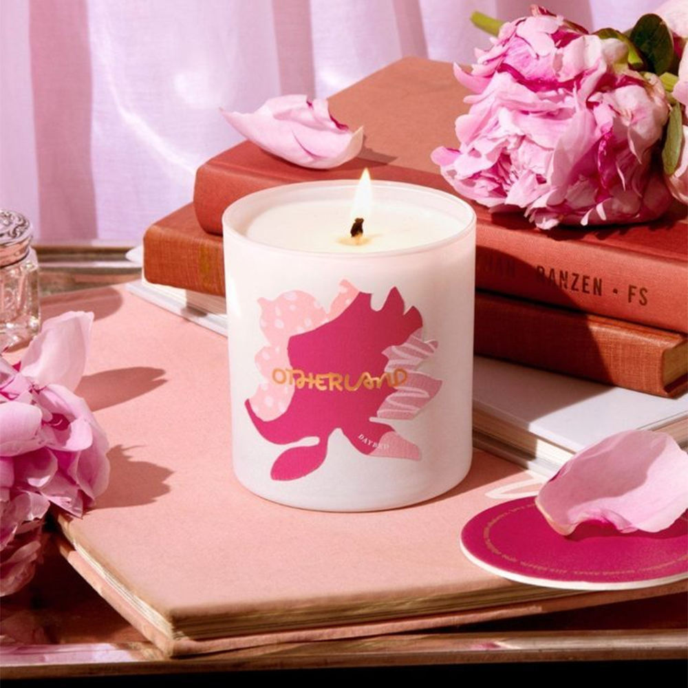 AIKUN Colorful Glass Cups Plant-Themed Packaging Fragrant Aroma Candle Gift Sets for Mood Enhancement and Home Decoration