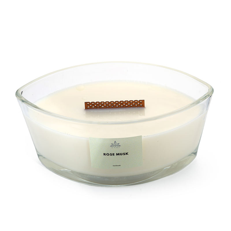 AIKUN Luxury Soy Wax Candles with Wooden Lid Simple Stylish Design Private Label Customization in Gift Box