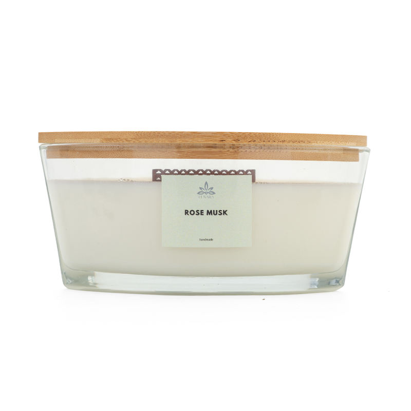 AIKUN Luxury Soy Wax Candles with Wooden Lid Simple Stylish Design Private Label Customization in Gift Box