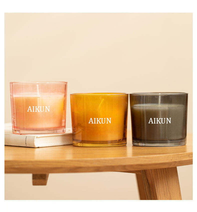 AIKUN Skillful Manufacture Artificial Candles Scented Candles Pure Organic Soy Wax Scented Candle