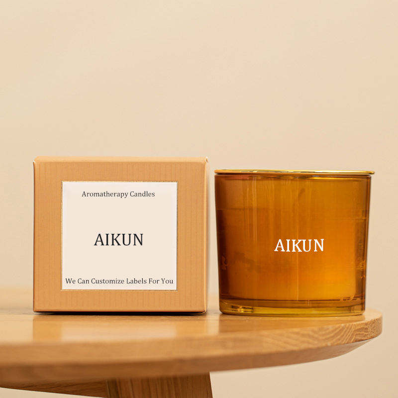 AIKUN Skillful Manufacture Artificial Candles Scented Candles Pure Organic Soy Wax Scented Candle