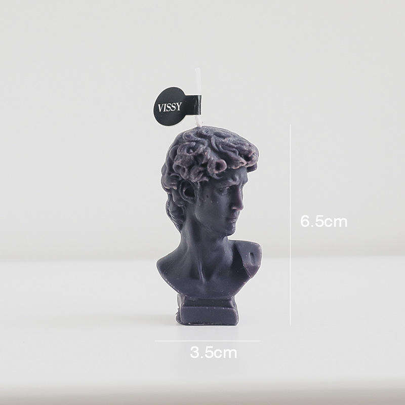 AIKUN Handmade David Head Shape Scented Candles, Paraffin Wax Aromatherapy Relaxing Gifts for Wedding Decoration Birthday Party