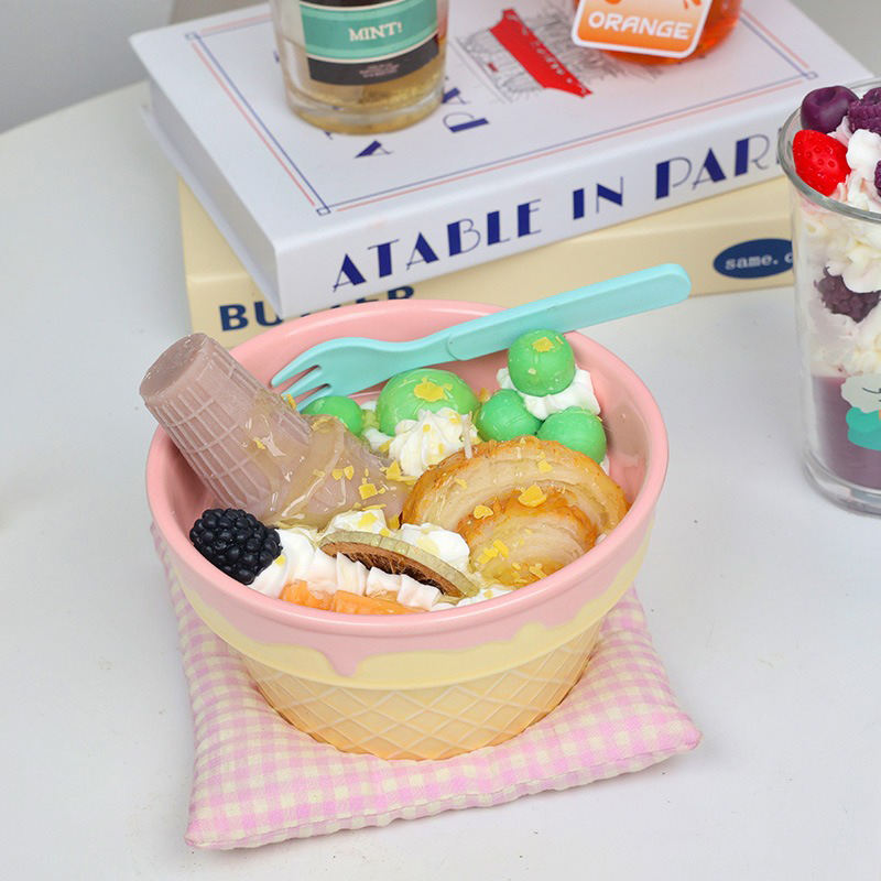 AIKUN Diy Shaped Glass Cup With Cream As a Souvenir in Stock Wholesale Photography Props Scented Candles