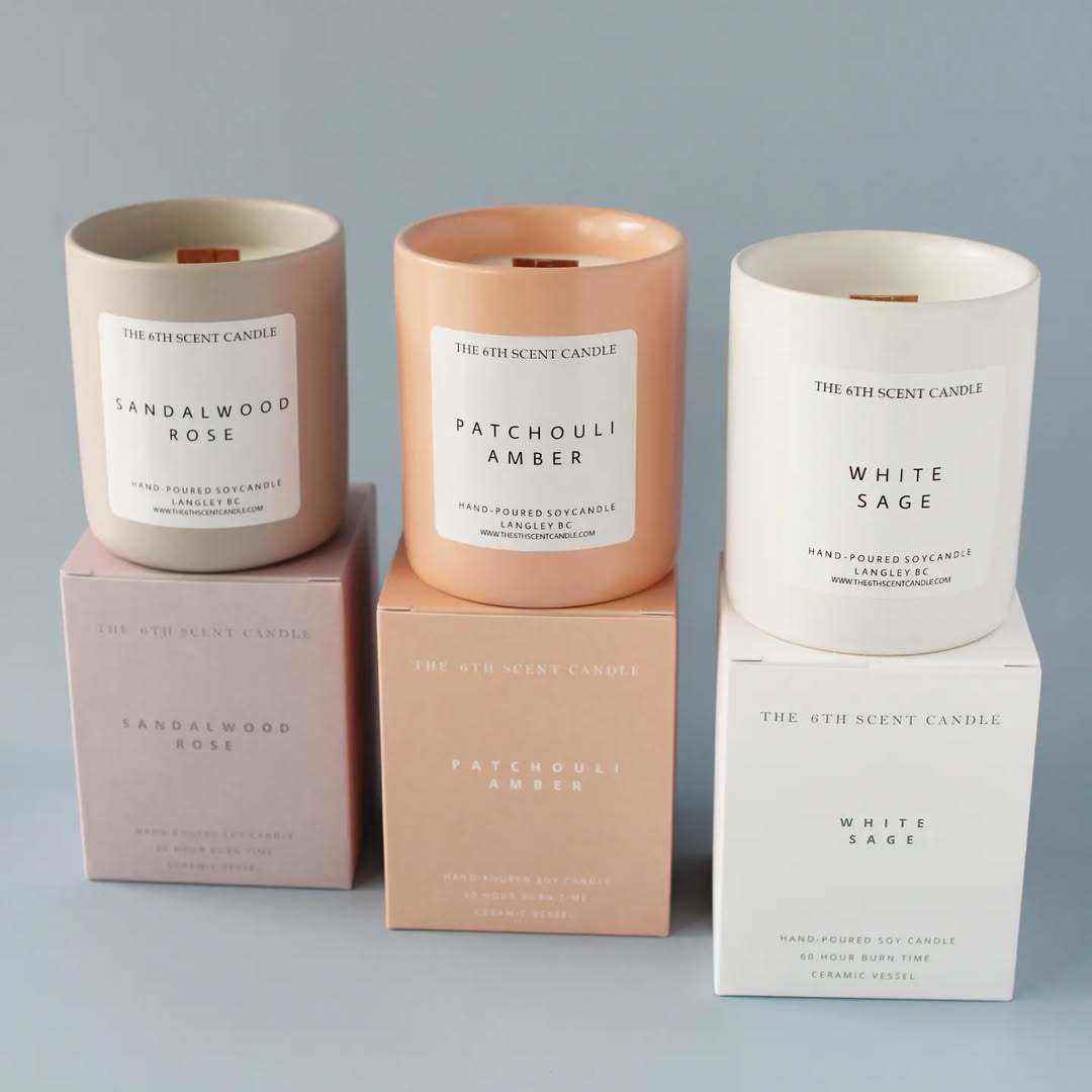 AIKUN Customized Glass Candles Soy Wax Simple Style Smokeless Aromatic Glass Candle Decorations Gifts with Delicate Packing