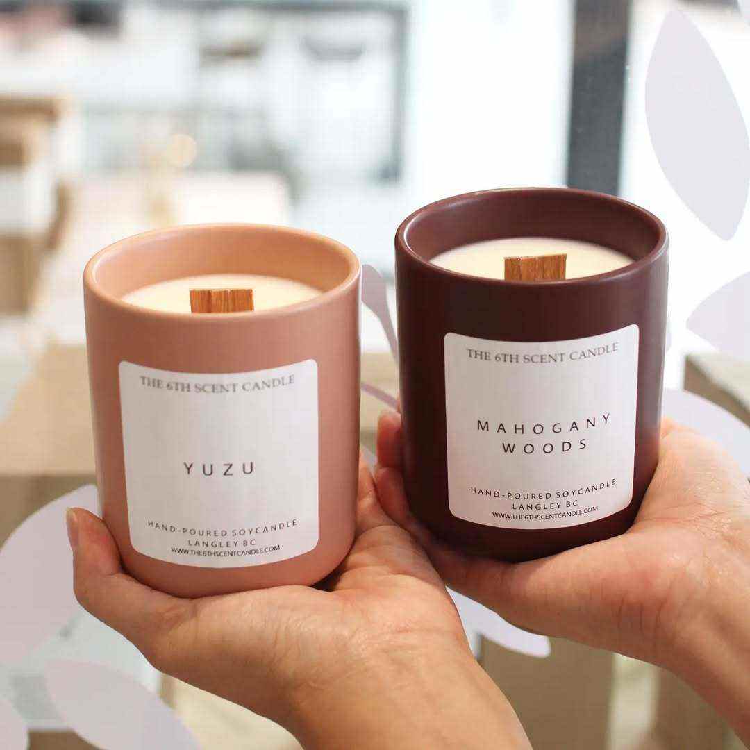 AIKUN Customized Glass Candles Soy Wax Simple Style Smokeless Aromatic Glass Candle Decorations Gifts with Delicate Packing