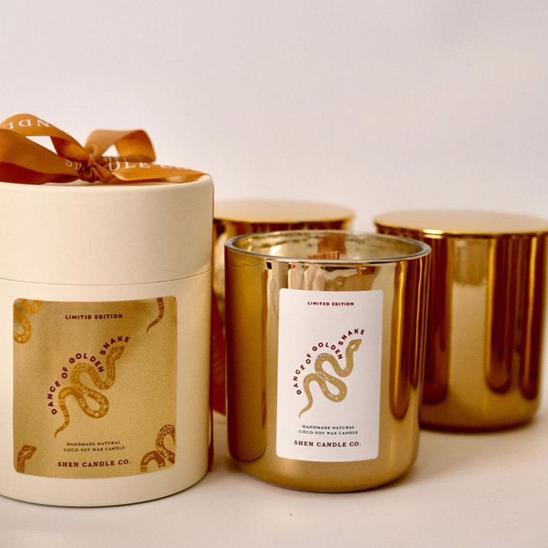 Custom Gold-plating Scented Candles Premium Quality Bulk Order Affordable Price Best Selling Aromatherapy Candles