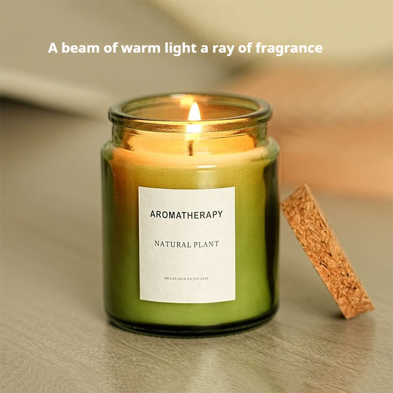 Low Temperature Smoke-Free Glass Fragrance Soy Wax Candles Bedroom Long-Lasting Fragrance Souvenir Aromatherapy Scented Candles