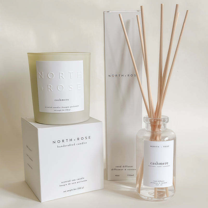 AIKUN Custom Luxury White Glass Candle Soy Wax Elegant Scented Candles Wholesale High Quality Glass Candles for Home Decor