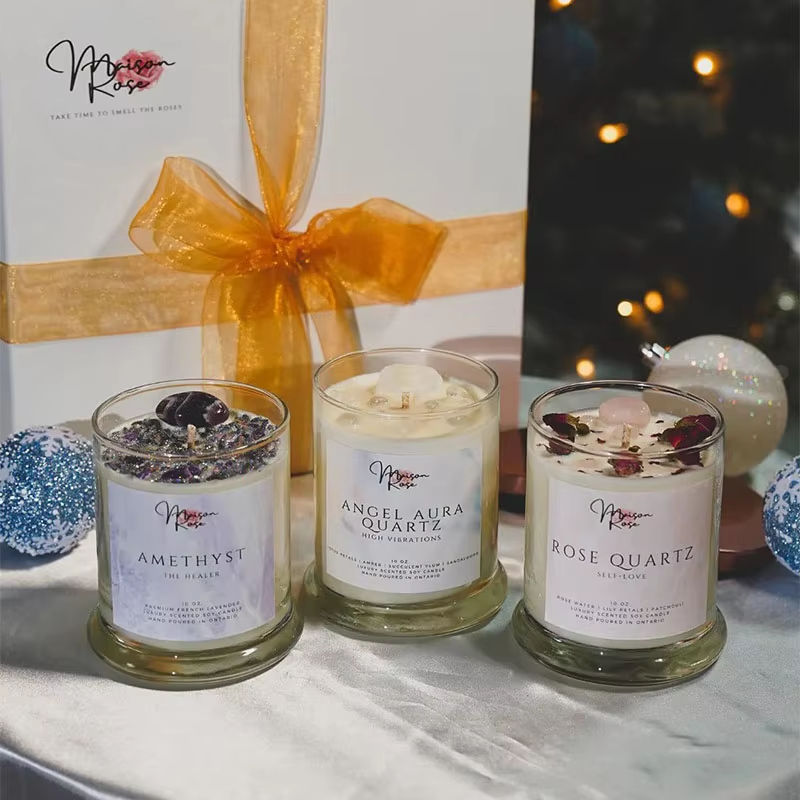 AIKUN Non-Toxic Vegan Soy Wax Candle With Long-Burning Time Natural Fragrance and Customizable Gift Packaging Scented Candle