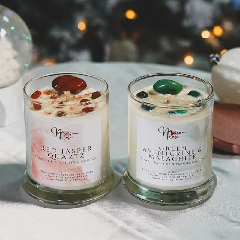 AIKUN Non-Toxic Vegan Soy Wax Candle With Long-Burning Time Natural Fragrance and Customizable Gift Packaging Scented Candle