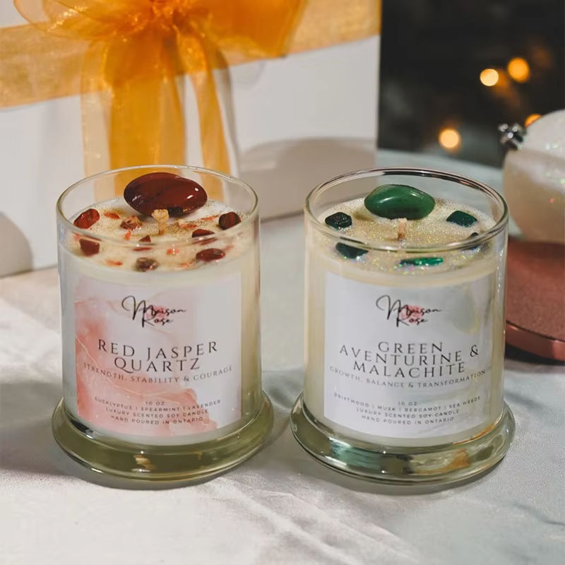 AIKUN Non-Toxic Vegan Soy Wax Candle With Long-Burning Time Natural Fragrance and Customizable Gift Packaging Scented Candle