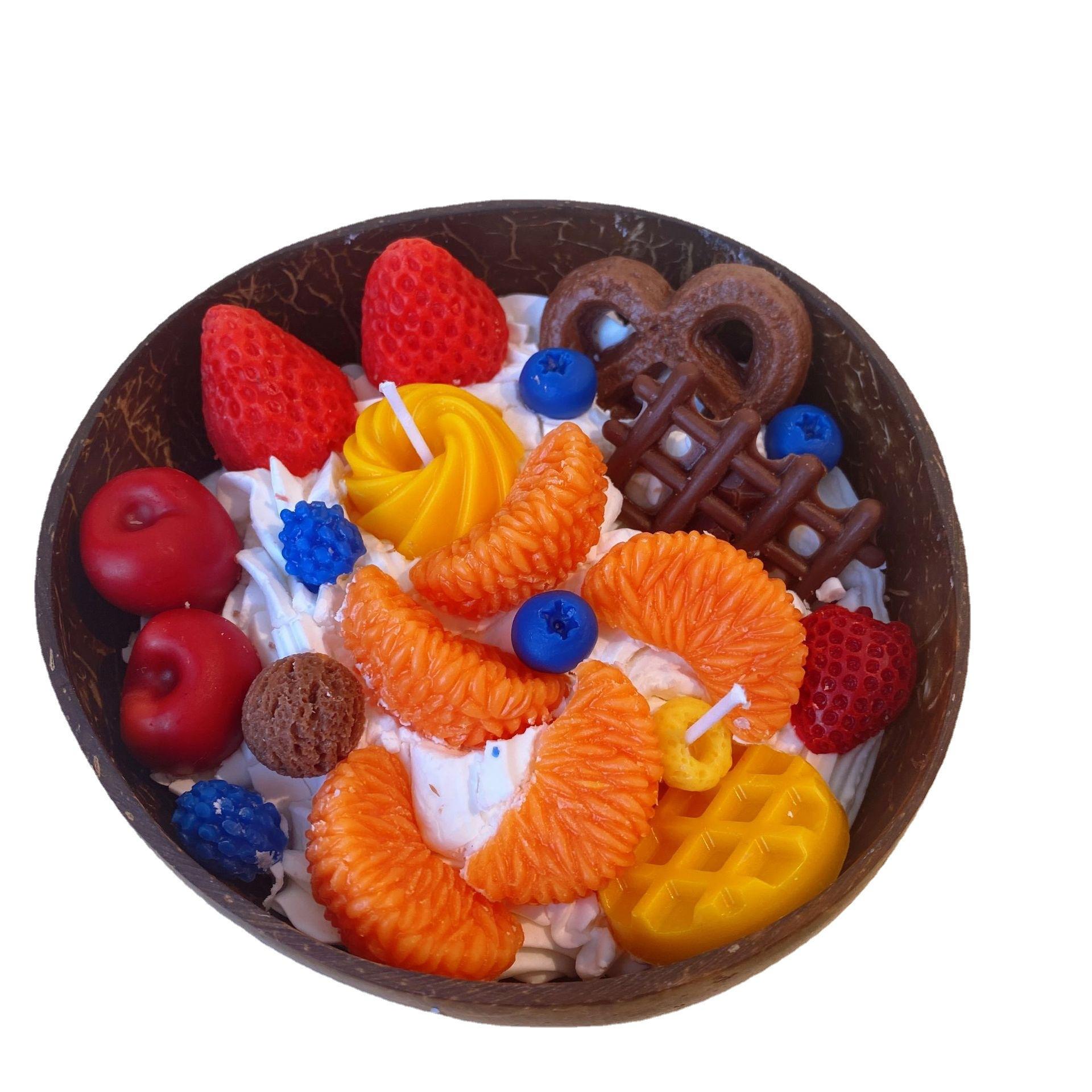 AIKUN Hot Selling Scented Candle Coconut Shell Jar Creative Aromatherapy Christmas Gift Scented Candles Set