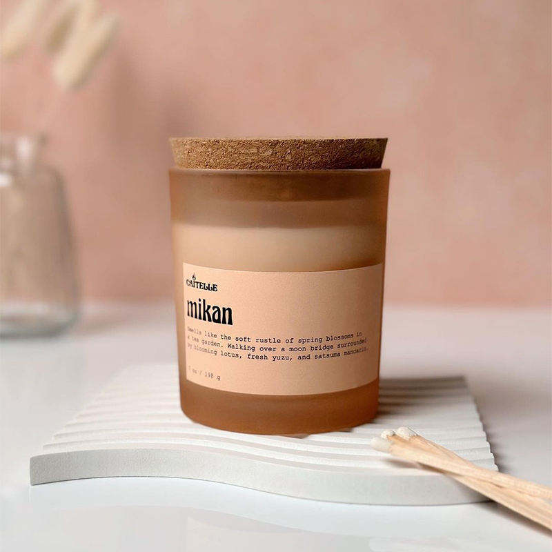 AIKUN Factory Customized Soy Candle Matte Color Holiday Luxury Scented Candles for Home Decoration