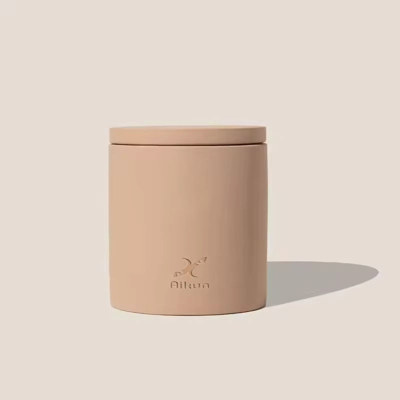 AIKUN Custom Gift Candle Long Lasting Aromatherapy Luxury Scented Candle Set with Lid and Box for Relax Therapy SPA Meditation