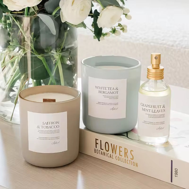 AIKUN Wholesale Luxury Gift Box Candle Organic Soybean Personalized Bedroom Fragrance Decoration Creative Scented Candles