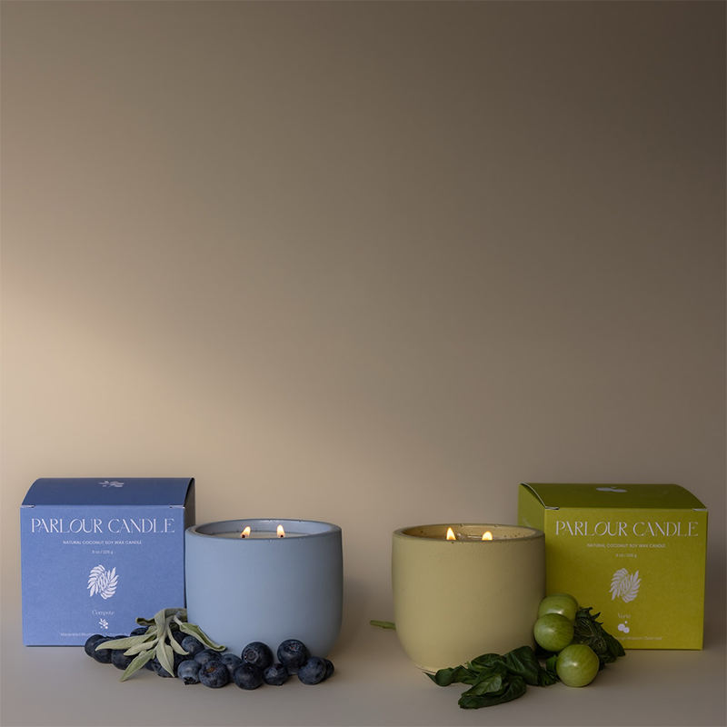 AIKUN Custom Box Eco Friendly Soy Wax Scented Candle Ceramic Jar Aromatherapy Candle for Bedroom or Gift
