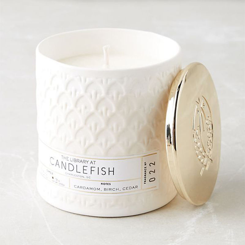 AIKUN Premium Container Customized Tag Fragrance Custom Scented Candle Set for Hotel Spa Party Workspace