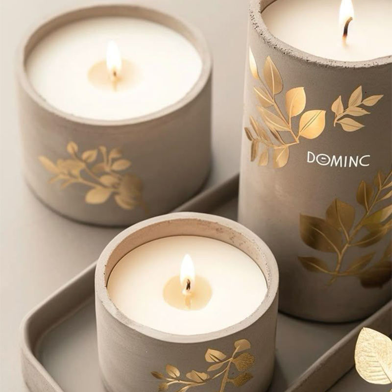 AIKUN Premium Container Customized Tag Fragrance Custom Scented Candle Set for Hotel Spa Party Workspace