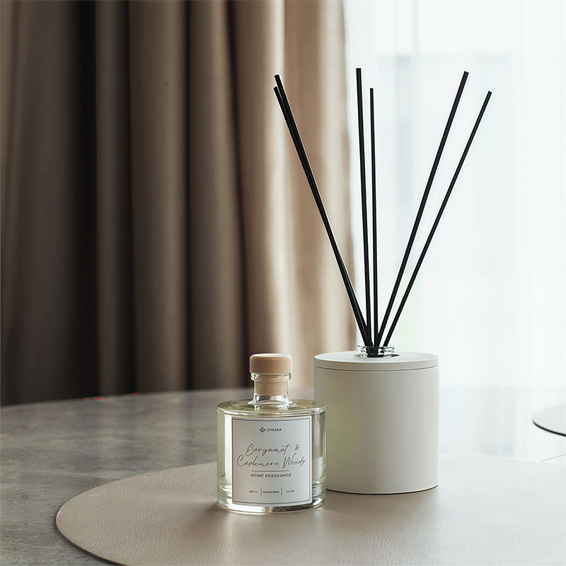 AIKUN Elegant Fragrance Box Packaging Reed Diffuser for Bedroom Spa Yoga Studio Long Lasting Aroma